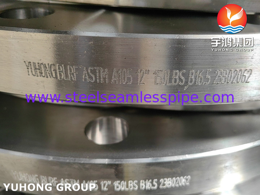 ASME B16.5 ASTM A105 / A105N โลหะคาร์บอน Blind Flange Forged BLRF Flange
