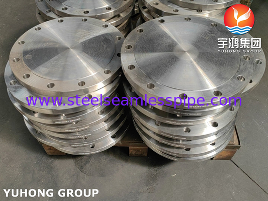 ASME B16.5 ASTM A105 / A105N โลหะคาร์บอน Blind Flange Forged BLRF Flange