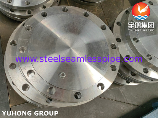 ASME B16.5 ASTM A105 / A105N โลหะคาร์บอน Blind Flange Forged BLRF Flange