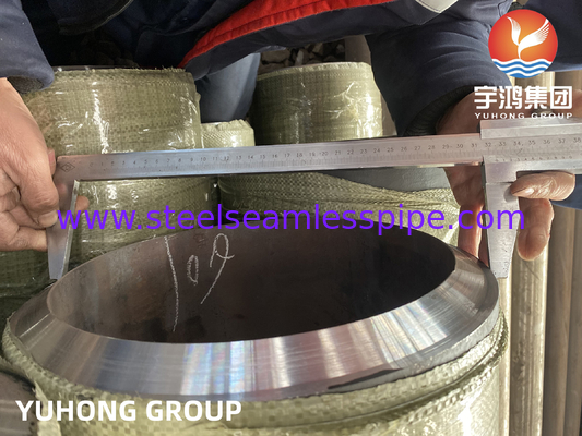 ASTM A335 P22 หลอดไร้รอยเหล็กสแตนเลส โลลเดอร์ร้อน