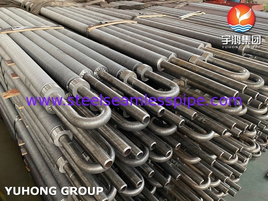 โลหะคาร์บอน U Bend Fined Tube A179 A192 ปีกขีดและขีด
