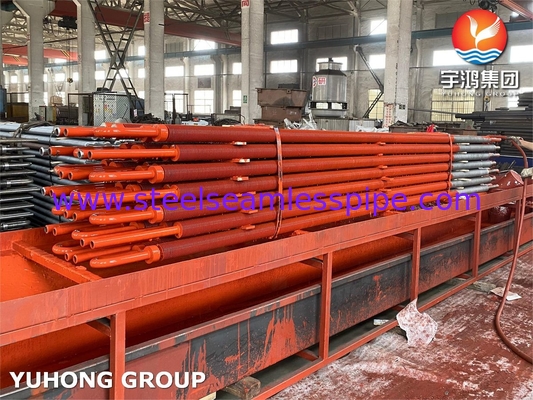 โลหะคาร์บอน U Bend Fined Tube A179 A192 ปีกขีดและขีด
