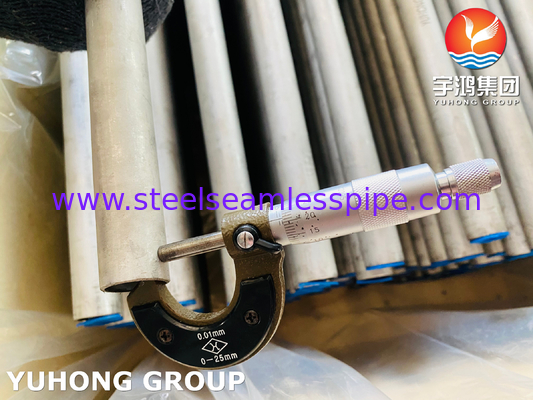 ASME SA213 TP316L 1.4404 ท่อสแตนเลส U Bend Tube สําหรับเครื่องแลกเปลี่ยนความร้อน