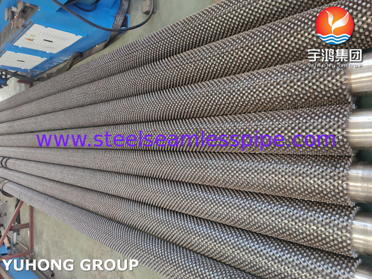 โลหะเหล็กสแตนเลส ASTM A213, ASME SA213 T9 ท่อปีกกระจกสําหรับเตาควาย