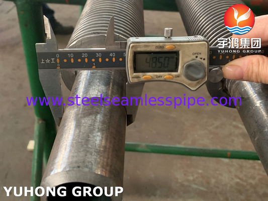 โลหะคาร์บอน ASTM A106 GR.B หลอดปั่นความถี่สูง U-Fin