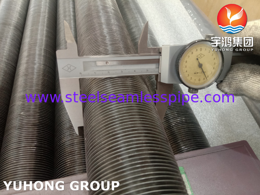 ท่อปีกประเภท G ที่ติดตั้ง, ASME SA179 กับอะลูมิเนียม 1060 สําหรับใช้ในเครื่องเย็นอากาศ