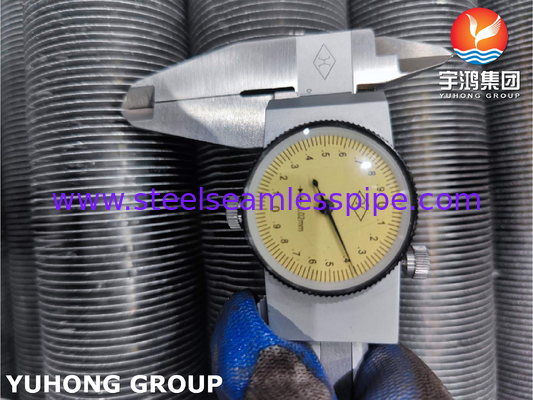 เครื่องแลกเปลี่ยนความร้อน หลอดขีดขีดชนิดถอน, ASTM A213 TP304 กับอัลลูเนียม 6063