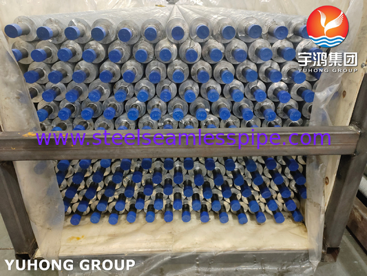 เครื่องแลกเปลี่ยนความร้อน หลอดขีดขีดชนิดถอน, ASTM A213 TP304 กับอัลลูเนียม 6063