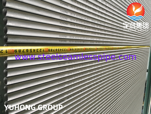 ASME SA213 TP316L ท่อเหล็กไร้สแตนเลสไร้รอย BWG 20 0.89mm สําหรับเครื่องเย็นแห้ง