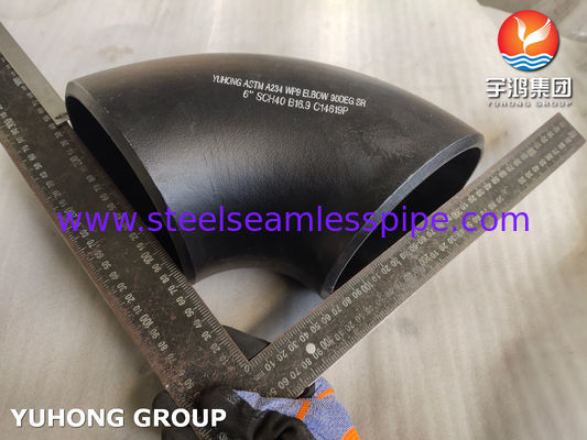 ASTM A234 WP9 โลหะคาร์บอน 180 องศา