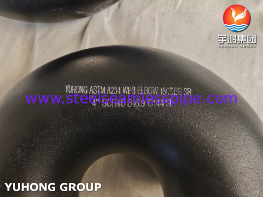 เครื่องปรับกระโปรง ASTM A234 WPB โลหะคาร์บอน 90/180 องศา SR เอลโค