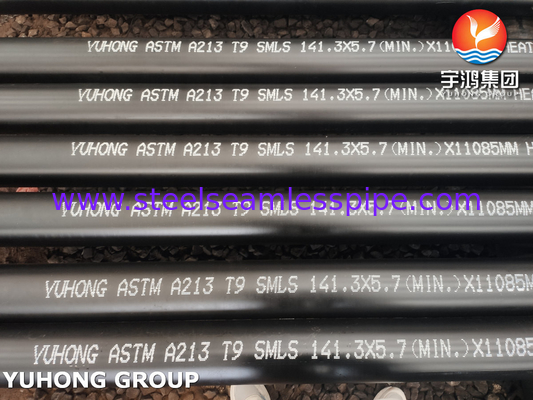 ASME SA213 T9 T11 T22 T91 ท่อไร้รอยเหล็กสแตนเลสสําหรับท่อเตาไฟ