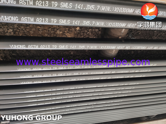 ASME SA213 T9 T11 T22 T91 ท่อไร้รอยเหล็กสแตนเลสสําหรับท่อเตาไฟ