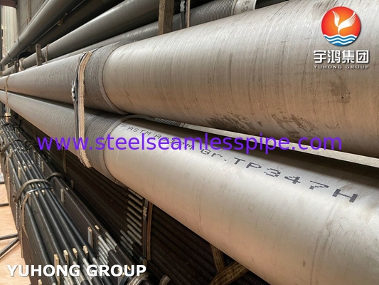 ASTM A312 HFW FIN TUBE TP347H ต่อการใช้งานในการทําความร้อน