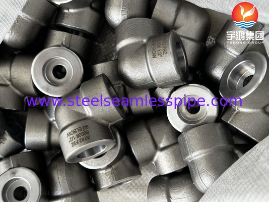 ASTM A182 F92 1/2 นิ้ว 90° เอลโค #6000 ASME B16.11 SW สําหรับโรงไฟฟ้า