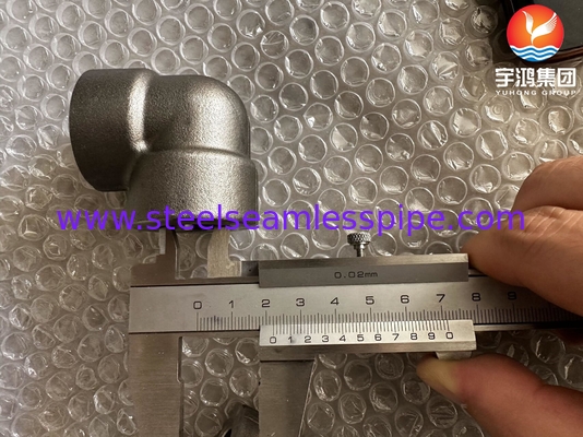 A182 F53 F92 1/2&quot; #3000 90° เอลโค้ท โซคเกตสเวดด์ ASME B16.11 สําหรับโรงไฟฟ้า