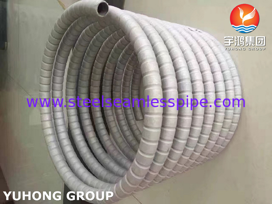 GOST9941 12X18H10T TP321 ท่อปีกท่อเหล็กไร้สแตนเลสสําหรับเครื่องทําความเย็นอากาศ