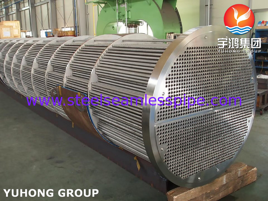 ผสมท่อแลกเปลี่ยนความร้อน ท่อไร้รอยเหล็กดัด ASME SA213 TP316L, ใบท่อ SA350 LF2 CL1N