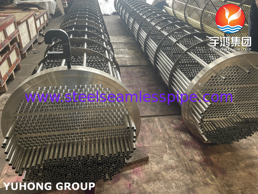 ผสมท่อแลกเปลี่ยนความร้อน ท่อไร้รอยเหล็กดัด ASME SA213 TP316L, ใบท่อ SA350 LF2 CL1N