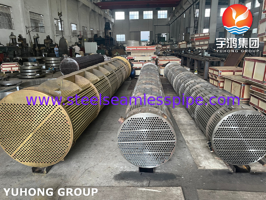 ผสมท่อแลกเปลี่ยนความร้อน ท่อไร้รอยเหล็กดัด ASME SA213 TP316L, ใบท่อ SA350 LF2 CL1N