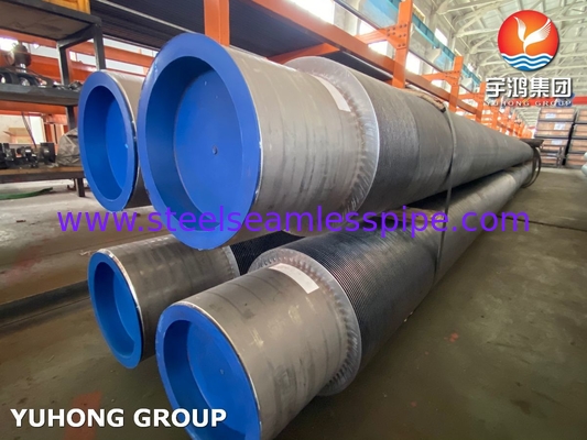 ท่อปีก ASTM A312 TP347H SS เส้นท่อปีกแข็งสําหรับเครื่องประหยัด