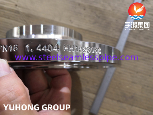ขอบปั่นแบบเรียบ EN1092-1 TYPE 01/A 1.4307 1.4404 DN50/60.3 DN100 PN10/16