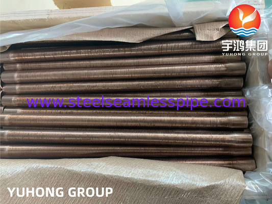 ASTM B111 C70600-O61 ทองแดง นิเคิล เหล็กเดียว ท่อปีกต่ํา