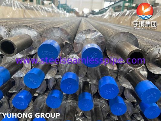 ASTM A179 หลอดปีกเหล็กคาร์บอน L G LL ประเภทสําหรับเครื่องปรับความเย็นด้วยอากาศ