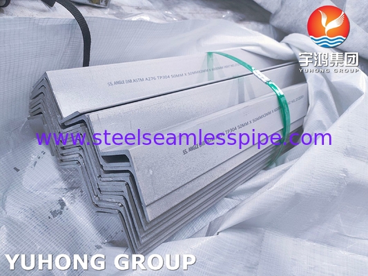 ASTM A276 TP304 สแตนเลสสแตนเลส Flat Bar และ Angle Bar