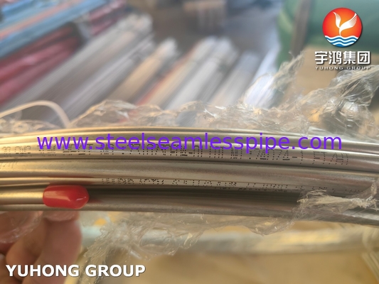 เกรด TP304 / 304L และ TP316 / 316L สแตนเลสไม่มีรอยต่อท่อขดลวดดอง / พื้นผิวอบอ่อน ASME SA213