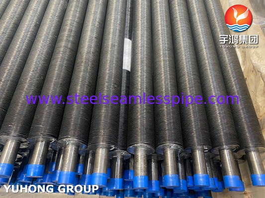 ASME SA179+หลอดปีกอัลลูมิเนียมที่ติดตั้งสําหรับเครื่องเย็นอากาศ / เครื่องแลกเปลี่ยนความร้อน