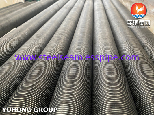 ASME SA179+หลอดปีกอัลลูมิเนียมที่ติดตั้งสําหรับเครื่องเย็นอากาศ / เครื่องแลกเปลี่ยนความร้อน