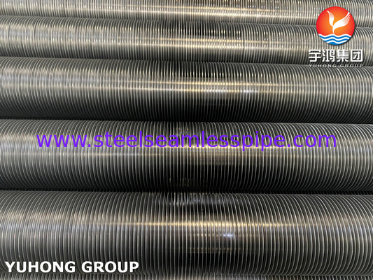 ASME SA179+หลอดปีกอัลลูมิเนียมที่ติดตั้งสําหรับเครื่องเย็นอากาศ / เครื่องแลกเปลี่ยนความร้อน