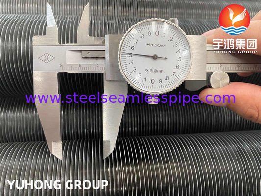 ท่อเหล็กคาร์บอนแบบครีบรีดขึ้นรูปเพื่อประสิทธิภาพการถ่ายเทความร้อนสูง ความยาว 100 มม.-6000 มม.