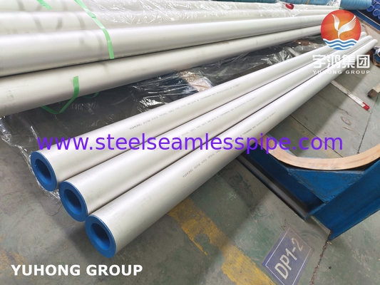 สแตนเลสแบบไม่มีรอยต่อท่อ ASTM A312 TP316Ti, B16.10 &amp; B16.19, 6M, PE / พ.ศ. พื้นผิวเสร็จ HOT