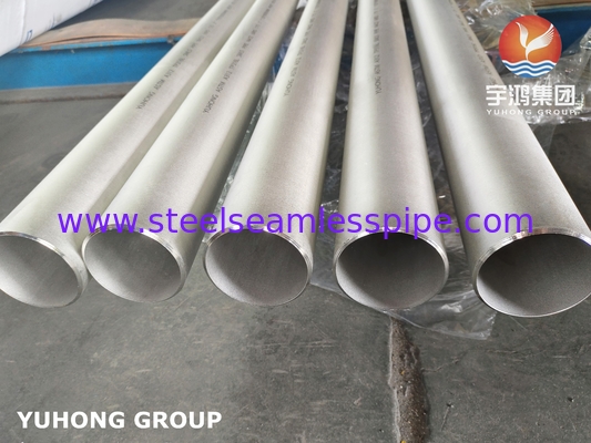 สแตนเลสแบบไม่มีรอยต่อท่อ ASTM A312 TP316Ti, B16.10 &amp; B16.19, 6M, PE / พ.ศ. พื้นผิวเสร็จ HOT