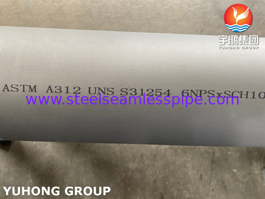 ASTM A312 UNS S31254 254SMO /1.4547 ท่อสแตนเลสออสเตนิตี้สแตนเลสสูง