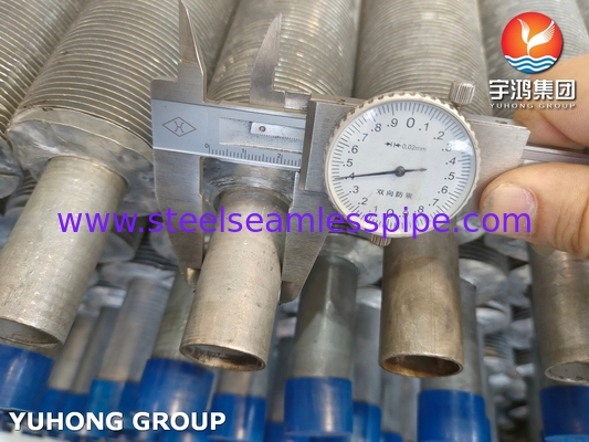 ท่อแลกเปลี่ยนความร้อนแบบปีกจากเหล็กไร้สแตนเลส ASTM A269 TP304