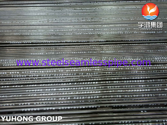 ASTM A213/ASME SA213 GR.T5 หลอดไร้รอยเหล็กสแตนเลส สําหรับเครื่องแลกเปลี่ยนความร้อนและเครื่องปั่น