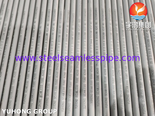 ASTM A268 TP430 หลอดไร้รอยเหล็กไร้ขัดเหล็กเฟอริตสําหรับการใช้งานอุณหภูมิสูง