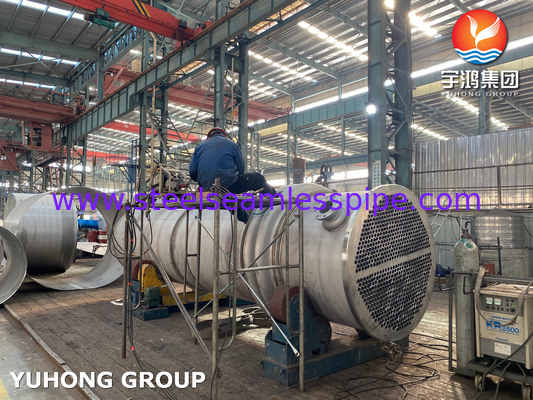 กล่องท่อสําหรับเครื่องแลกเปลี่ยนความร้อนหรือเครื่อง condenser ท่อตรง / ท่อ U เหล็กคาร์บอน / เหล็กสแตนเลส / ทองแดง