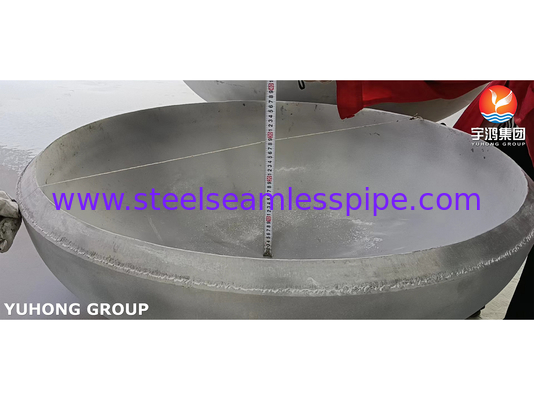 SA240 SS321 ถังและภาชนะเก็บของหัวทรงเอลลิปโซอิดจากเหล็กไร้ขัด