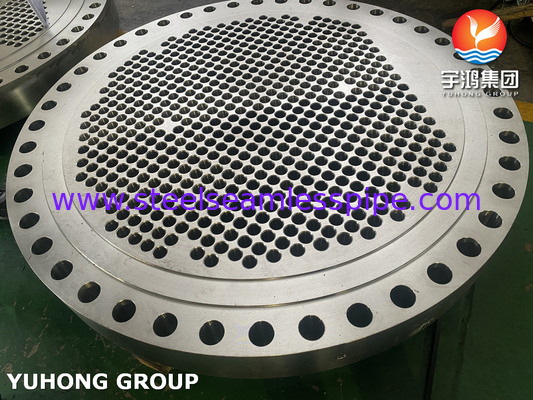 ASTM a182 สแตนเลส Baffle และ Tube Sheet สําหรับเครื่องแลกเปลี่ยนความร้อน