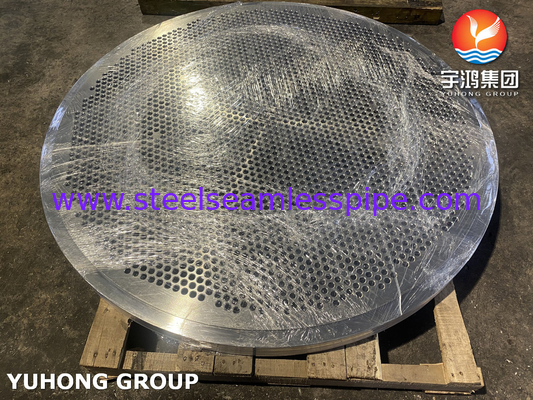 ASTM a182 สแตนเลส Baffle และ Tube Sheet สําหรับเครื่องแลกเปลี่ยนความร้อน