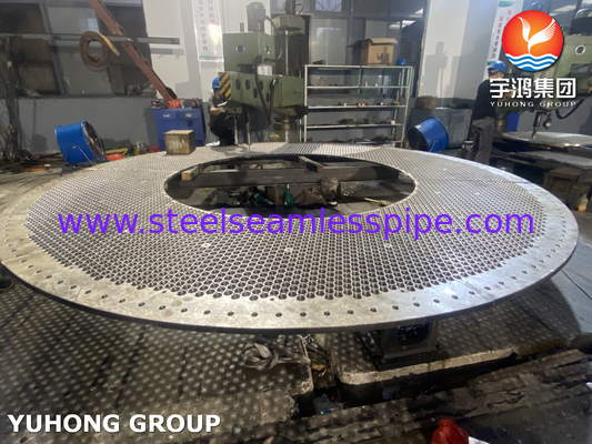 ASTM a182 สแตนเลส Baffle และ Tube Sheet สําหรับเครื่องแลกเปลี่ยนความร้อน