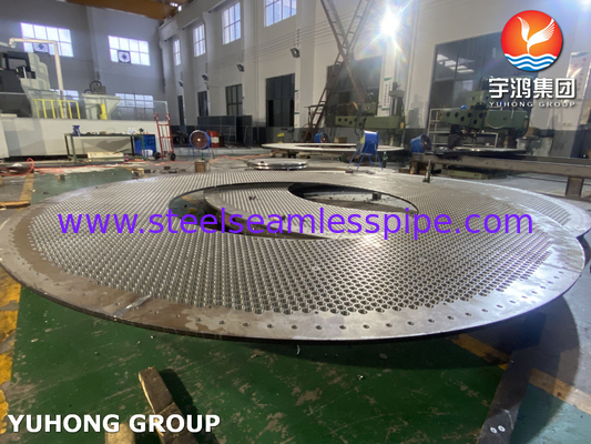 ASTM a182 สแตนเลส Baffle และ Tube Sheet สําหรับเครื่องแลกเปลี่ยนความร้อน