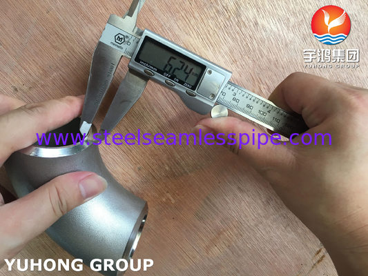 ASME SB366 WP904L-S สแตนเลส 90° LR9