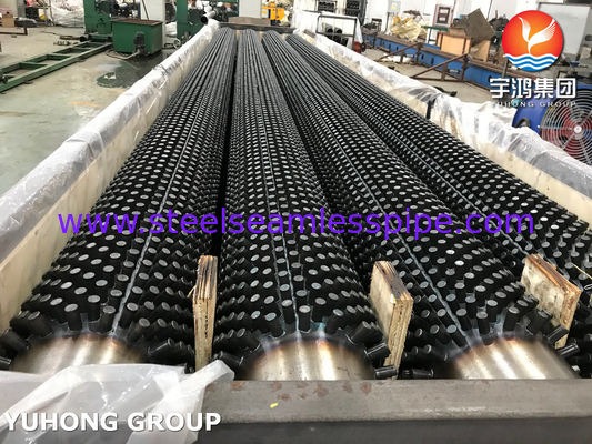 ASME SA106 GR.B กล่องปีกที่ปักด้วยสแตนเลสคาร์บอน สําหรับโรงแปรรูปน้ํามัน