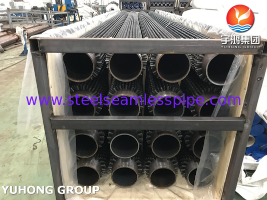 ASME SA106 GR.B กล่องปีกที่ปักด้วยสแตนเลสคาร์บอน สําหรับโรงแปรรูปน้ํามัน