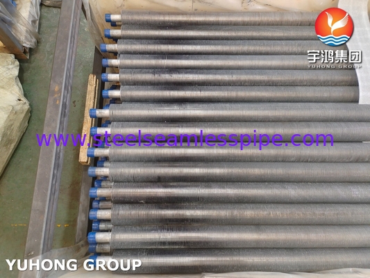 SA249 TP304 ท่อปีกขัดจากเหล็กไร้ขัด สําหรับเครื่องแลกเปลี่ยนความร้อนโรงงานปังข้าว